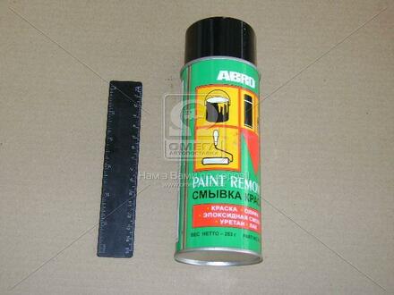 PR-600 ABRO Растворитель смывка старой краски с металлических, деревянных, бетонных, кирпичных и хромированных поверхностей, не использовать на пластмассах, аэрозоль 263 гр