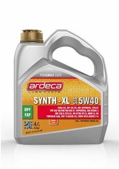 P01031-ARD004 ARDECA Моторное масло Ardeca Synth-XL 5W40 / P01031-ARD004 / 4л