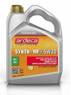 P01041-ARD005 ARDECA Моторное масло Ardeca Synth-MF 5W30 / P01041-ARD005 / A5/B5 / 5л