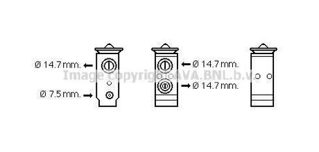 HY1441 AVA COOLING Клапан расширительный системы кондиционирования