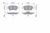 0986424218 BOSCH Колодки тормозные дисковые передн MERCEDES-BENZ: SPRINTER 2-t c бортовой платформой (901, 902) 208 CDI/208 D/210 D/211 CDI/212 D/213 CDI/214/214 NGT/216 CDI 95-06, SPRINTER 2-t (фото 5)