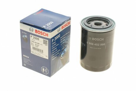 0 986 452 000 BOSCH Масляный фильтр Bosch 0986452000 (OC 120) TOYOTA Land Cruiser 2.4D -85