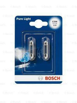 1987301004 BOSCH Автолампа Bosch Pure Light C5W SV8,5-8 5 W прозрачная 1987301004