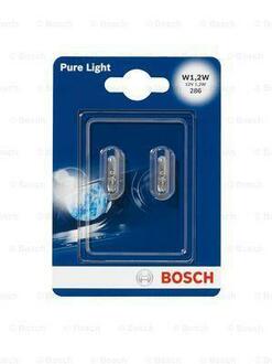 1987301024 BOSCH Автолампа Bosch 1987301024 Pure Light PY21W W2x4,6d 1,2 W прозрачная