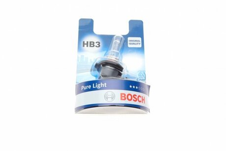 1987301062 BOSCH Автолампа Bosch 1987301062 Pure Light HB3 P20d