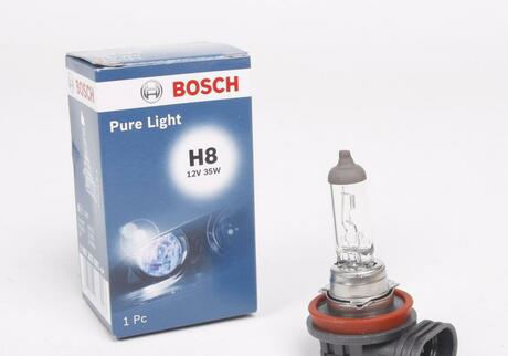 1987302081 BOSCH Автолампа Bosch Pure Light H8 PGJ19-1 35 W 1987302081