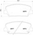 P30065X BREMBO Колодки тормозные дисковые передние HYUNDAI GENESIS Coupe 01/08-> / HYUNDAI GRANDEUR (HG) 01/11-> / HYUNDAI i30 (GD) 06/11-> / HYUNDAI i30 Coupe 05/13 (фото 2)