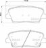 P30104 BREMBO Колодки тормозные дисковые задние KIA STINGER (CK) 06/17-> / KIA STINGER Hatchback Van (CK) 06/17-> (фото 1)