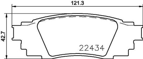 P83160 BREMBO Колодки тормозные дисковые задние LEXUS RX (_L2_) 10/15> / TOYOTA C-HR (_X1_) 10/16>