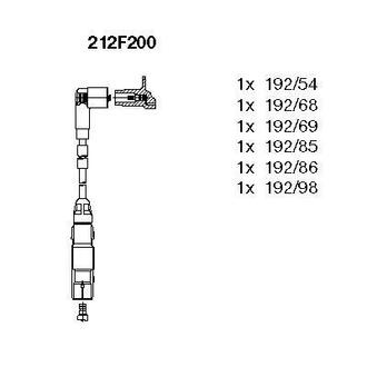 212F200 BREMI Комплект проводов Ford Galaxy, Passat 2.8i 95-