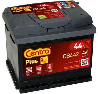 CB442 CENTRA Plus аккумулятор 12V 44Ah 420A ETN 0(R+) B13 207x175x175 11,4kg