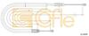 11.6599 COFLE Трос стояночного тормоза RENAULT: CLIO 1,5DCi 7/01- 1450/1170 mm (фото 1)