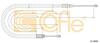 11.6600 COFLE Трос стояночного тормоза RENAULT: CLIO 1,5DCi 7/01- 1378/1101 mm (фото 1)