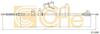 17.1100 COFLE Трос стояночного тормоза лев задн TOYOTA YARIS (EU) all (дисковые тормоза) 12- (фото 1)