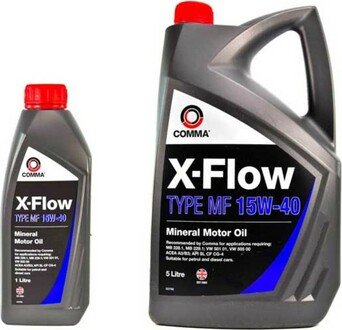 XFMF1L COMMA Масло моторное Comma X-Flow Type MF 15W-40 (1 л)