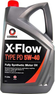 XFPD5L COMMA Масло моторное Comma X-Flow Type PD 5W-40 (5 л)