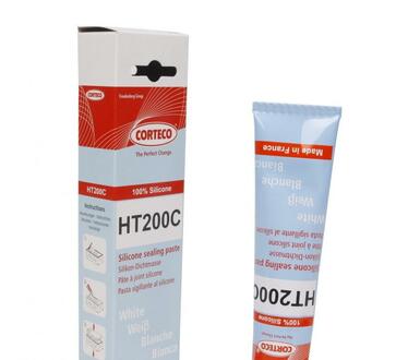 HT200C CORTECO Герметик прокладочный (80мл) от -50 до +200С (белый)