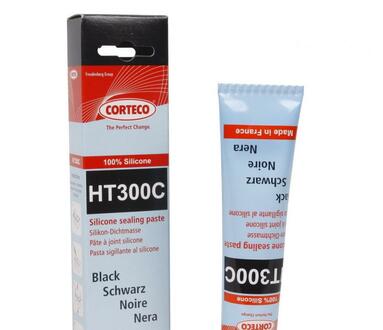 HT300C CORTECO Герметик прокладочный (80мл) от -50 до +300С (черный)