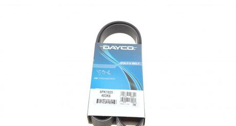 6PK1025 DAYCO Ремень поликлиновой Chrysler / Dodge / Ford / MB