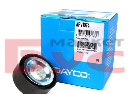 APV1074 DAYCO Ролик приводного ремня Fiat Ducato 2.3JDT 02>