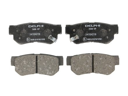 LP1539 Delphi Комплект тормозных колодок, дисковый тормоз