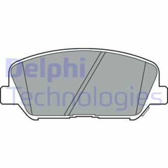 LP2477 Delphi Комплект тормозных колодок, дисковый тормоз