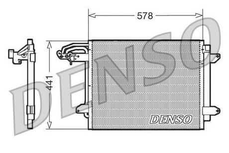 DCN32030 DENSO Радиатор кондиционера