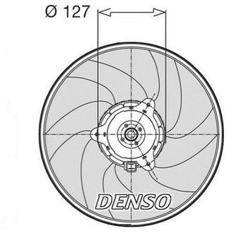 DER21003 DENSO Вентилятор радиатора BMW: 3 318i 82-92 \ PEUGEOT: 306 1.4SL/1.6SR/1.8ST 93-01, 306 Break 1.4/1.6/1.8/1.8D 94-02, 306 кабрио 1.6/1.8 94-02, 405i 1.4/1.6/1.8D/1.8TurboD