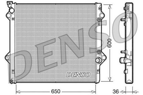 DRM50049 DENSO Радиатор системы охлаждения TOYOTA: LAND CRUISER LEXUS: GX