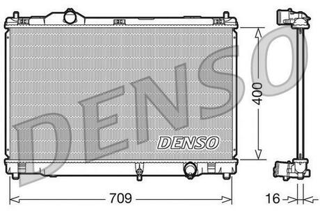 DRM51008 DENSO Радиатор охлаждения