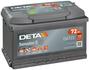 DA722 DETA Аккумуляторная батарея 72Ah DETA SENATOR3 12 V 72 AH 720 A ETN 0(R+) B13 278x175x175mm 16.6kg (фото 1)