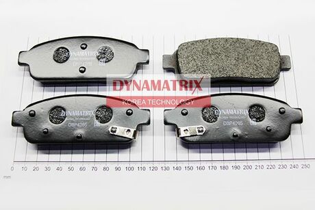 DBP4265 DYNAMATRIX-KOREA Комплект колодок для дисковых тормозов