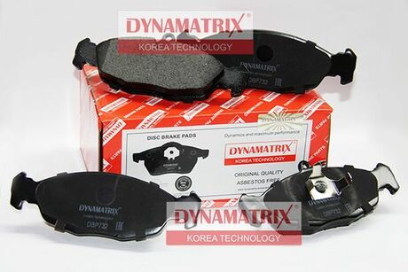 DBP732 DYNAMATRIX-KOREA Комплект колодок для дисковых тормозов