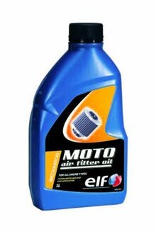 194979 ELF ELF Moto Air Filter Oil (1L)_масло для пропитки воздушных фильтров! синт.\