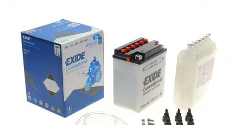 EB14L-A2 EXIDE Аккумулятор для мототехники EXIDE CONVENTIONAL 12 V 14 AH 180 A ETN 0 B0 135x90x165mm 4.5kg