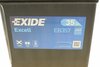 EB357 EXIDE Аккумулятор EXIDE EXCELL 12V 35AH 240A ETN 1(L+) B0, тонкие клеммы 187x127x220mm 10.9kg (фото 6)