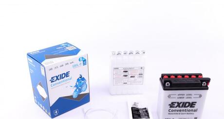 EB5L-B EXIDE Аккумулятор для мототехники EXIDE CONVENTIONAL 12 V 5 AH 60 A ETN 0 B0 120x60x130mm 2.1kg