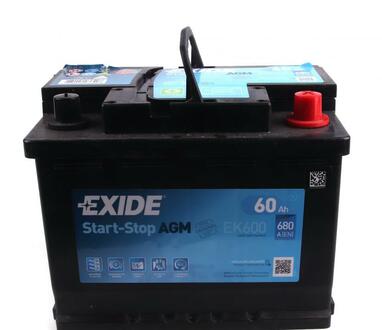 EK600 EXIDE Аккумулятор