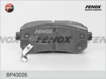 BP43026 FENOX Колодки тормозные дисковые