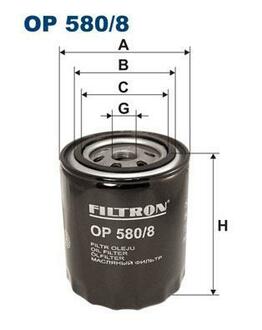 OP 580/8 FILTRON Масляный фильтр FILTRON OP580/8 (W930/20 / OC 261) LAND ROVER 2.5 Tdi 98-