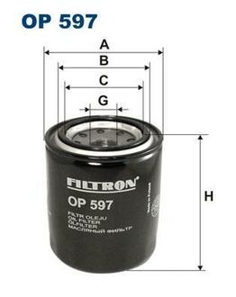 OP 597 FILTRON Масляный фильтр FILTRON OP597 (W610/2 / OC 194) KIA Sportage 2.0 -03