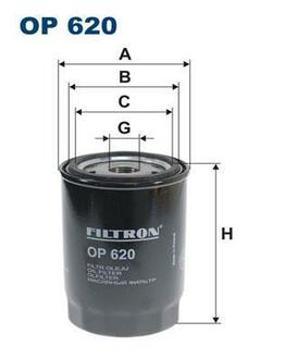 OP 620 FILTRON Масляный фильтр FILTRON OP620 (W820 / OC 45) CITROEN С25
