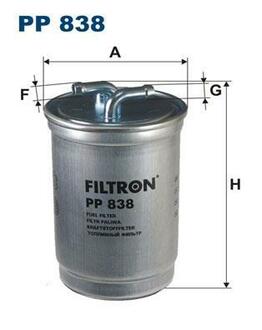 PP 838 FILTRON Топливный фильтр FILTRON PP838 (WK842/3 / KL 41) FORD HONDA ROVER VW 1.3-2.4D 84-