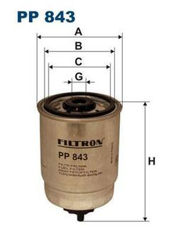 PP 843 FILTRON Фильтр топливный