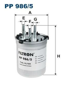 PP 986/5 FILTRON Топливный фильтр FILTRON PP986/5 6R0127400D AUDI A1 1.6TDI 11-