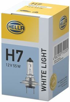 8GH223498-131 HELLA Лампа накаливания, H7 12V 55W PX26d WL 4200K White Light