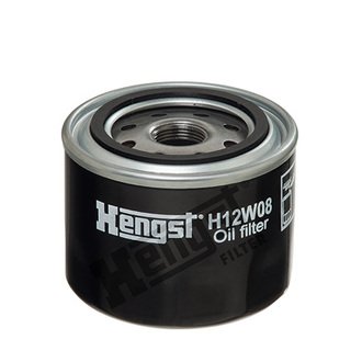 H12W08 HENGST FILTER Фильтр масляный FIAT: DUCATO 06 -, DUCATO автобус 06 -, DUCATO фургон 06-\ IVECO: DAILY III 99 -, DAILY III фургон/универсал 99 -, DAILY IV 06 -, DAILY IV автобус 06