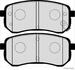 J3610307 JAKOPARTS Комплект тормозных колодок, дисковый тормоз (фото 2)