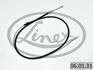 06.01.31 LINEX Трос стояночного тормоза прав BMW: SERIE 5 96- (фото 2)