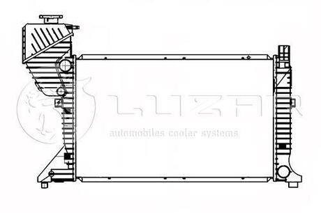 LRc 1550 LUZAR Радиатор системы охлаждения